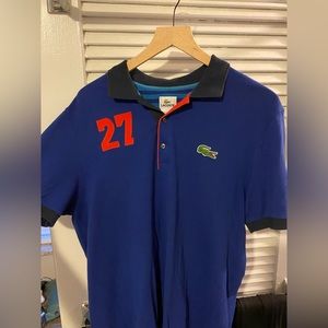 Lacoste Men’s blue polo size 5 European sizing